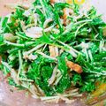 れなこ☆'s cooksnap of when they made 水菜と燻製竹輪とシラスのサラダ.