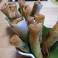 黒豚あぐう's cooksnap of when they made 紫芋とカマンベールのワンタンの皮揚げ.