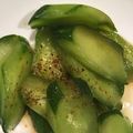 はに333's cooksnap of when they made 超簡単！きゅうりの麺つゆ浅漬け.