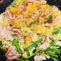 ひなた39's cooksnap of when they made 簡単♪カリッモチッ旨♪ニラ豚チヂミ.