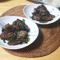 ドラエミ's cooksnap of when they made 若鶏のレバーとニラの甘辛煮.