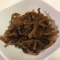 papikun's cooksnap of when they made コリコリおいしい♪スイカの皮de佃煮.