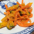 うさももぎ's cooksnap of when they made ◆１０分レシピ　人参と南瓜のごま和え◆.
