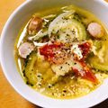 パキポ〜's cooksnap of when they made 夏バテ防止☆ゴーヤと卵の具だくさんスープ.