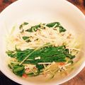 ぼぼぼぼ♪'s cooksnap of when they made えのきと水菜の梅おかか和え.