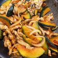 chie32's cooksnap of when they made ＊すぐ出来！豚肉とかぼちゃの甘辛炒め＊.