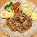 kyoporon54's cooksnap of when they made 子供好みの甘くて優しい味の生姜焼き.