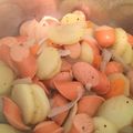 クックQ1VE8W☆'s cooksnap of when they made ジャガイモとソーセージの重ね蒸し煮.