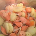 クックQ1VE8W☆'s cooksnap of when they made ジャガイモとソーセージの重ね蒸し煮.
