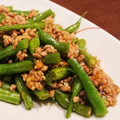 kotochalle's cooksnap of when they made 食感が楽しい♪いんげんとひき肉炒めもの.