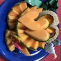 クックE3B3B7☆'s cooksnap of when they made 美味しくて美肌になれちゃう♡ハートメロン.