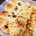 中村ベーカリー's cooksnap of when they made ４つの味の菓子パン♪ちぎりパン☆ランチ.