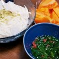 麻's cooksnap of when they made モロヘイヤと梅のさっぱりそうめん.