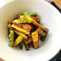 CloveRキッチン's cooksnap of when they made ゴーヤとさつま揚げの金平風.