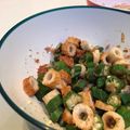みまふし's cooksnap of when they made 簡単もう一品☆オクラ&ちくわのオカカ和え.