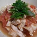 沙羅の木's cooksnap of when they made 梅風味❤トマト鶏和え.
