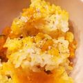 Mieまま's cooksnap of when they made 南瓜と薩摩芋のおこわ.