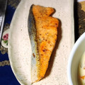 クックV6FMZ1☆'s cooksnap of when they made 鮭のムニエル♪家庭科実習の想い出❤️.