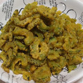 ぷちふーる's cooksnap of when they made 苦いの大好き★厚切りゴーヤのカレー揚げ.