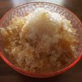 haturi's cooksnap of when they made 黒糖かき氷.