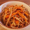 レーヨン48's cooksnap of when they made 辛モヤシ.