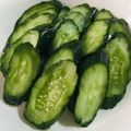 まめふ's cooksnap of when they made 時短？手抜き？増量？きゅうりの辛子漬け.