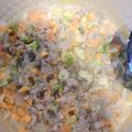namiring's cooksnap of when they made ☆離乳食☆中期～鶏レバｰと野菜のスｰプ.