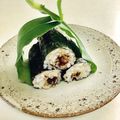 mammamiwa♪'s cooksnap of when they made 赤梅紫蘇の細巻き寿司.