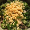 IBUKI's cooksnap of when they made オクラとろろ冷やし蕎麦.
