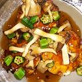 ももたももた's cooksnap of when they made 肉無しで 豆腐ハンバーグ 和風あんかけ.