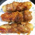 ♡ひろちゃん♡'s cooksnap of when they made チーズイン肉巻きちくわ.