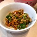 かぼす１２３'s cooksnap of when they made お酒のあてにもう一品に☆オクラ納豆キムチ.