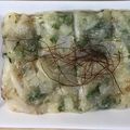ma___111's cooksnap of when they made 大葉チーズたくあんチヂミ[大量消費にも].