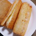 みにマロン's cooksnap of when they made チーズ入り♪海老とはんぺんのハトシロール.