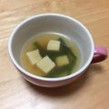 ♡りっくんママ♡'s cooksnap of when they made 高野豆腐と桜えびのスープ.