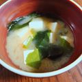 928るびすけ☆☆'s cooksnap of when they made ☆ワカメと豆腐の味噌汁☆.