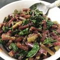むぎむぎ子's cooksnap of when they made レンチン一分♪つるむらさきのナムル.