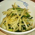 ダッフィーニーうに's cooksnap of when they made レンジで簡単♪もやしとニラのナムル.