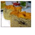 cyana's cooksnap of when they made おから☆ヨモギ小豆ケーキ.