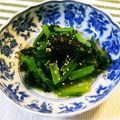 のっち☆☆'s cooksnap of when they made 小松菜わさび風味おひたし.