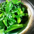 にゃ★にゃ's cooksnap of when they made つるむらさきのカラシ醤油和え.