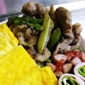 山本さん家's cooksnap of when they made 豚肉とアスパラの塩ガーリック炒め.