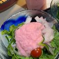 xMARILYNx's cooksnap of when they made 紫玉ねぎでキュートなピンク・ドレッシング.