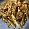 クックGFY8CA☆'s cooksnap of when they made めんつゆでゴボウのきんぴら.