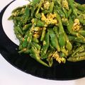 つぃーこ's cooksnap of when they made モロッコいんげんとベーコンの卵炒め.