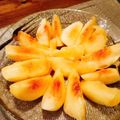 yuutasu's cooksnap of when they made プロ並み？！桃の美しいむき方♪.