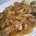 かにさんこ's cooksnap of when they made 大根と豚ばらの甘辛炒め煮.