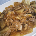 かにさんこ's cooksnap of when they made 大根と豚ばらの甘辛炒め煮.