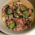 うちは一族's cooksnap of when they made サバ缶でしゃきしゃき冷や汁♪.