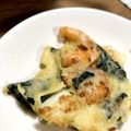 ☆あおまま☆'s cooksnap of when they made シーフードミックスとほうれん草のチヂミ♡.